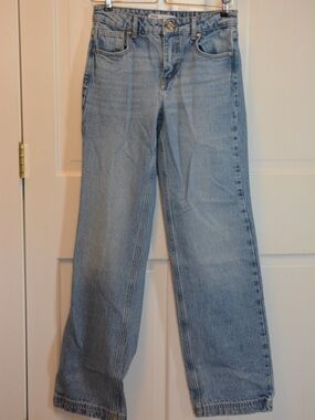 Light Wash Zara Straight Leg Jeans